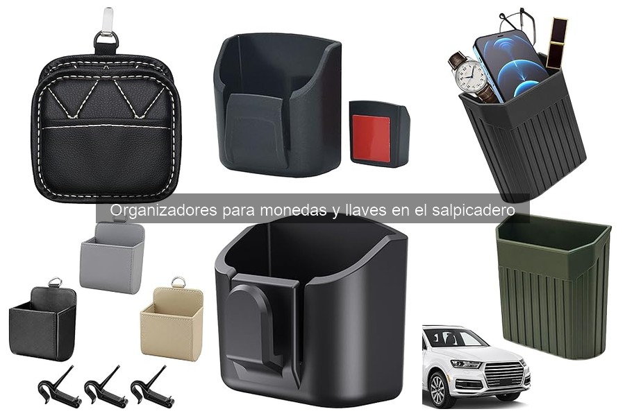 Ventajas de usar organizadores para monedas y llaves en el coche