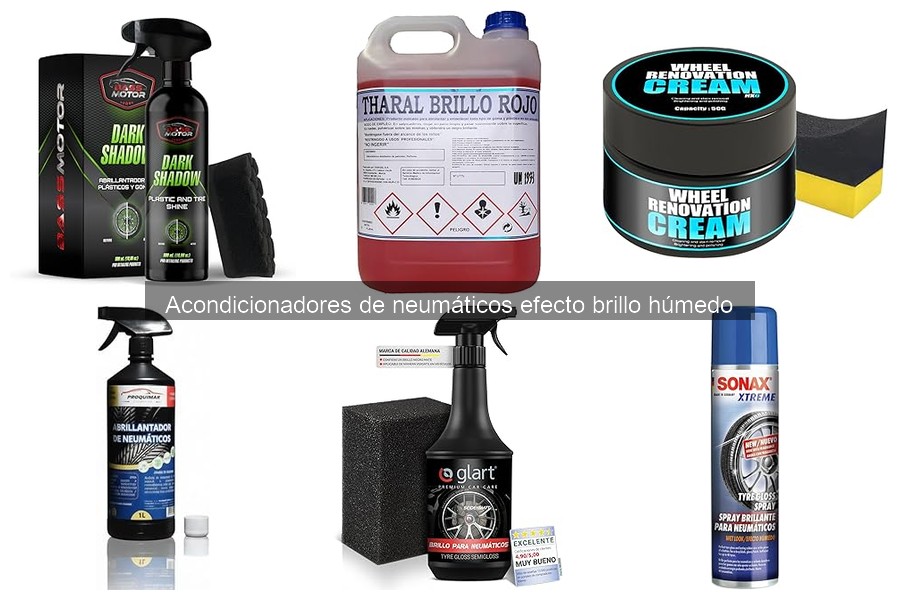 Ventajas del Acondicionador de Neumáticos Brillo Húmedo