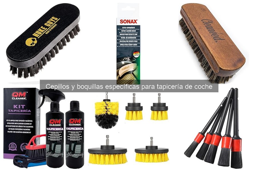 Ventajas y desventajas de cepillos para tapicería de coche
