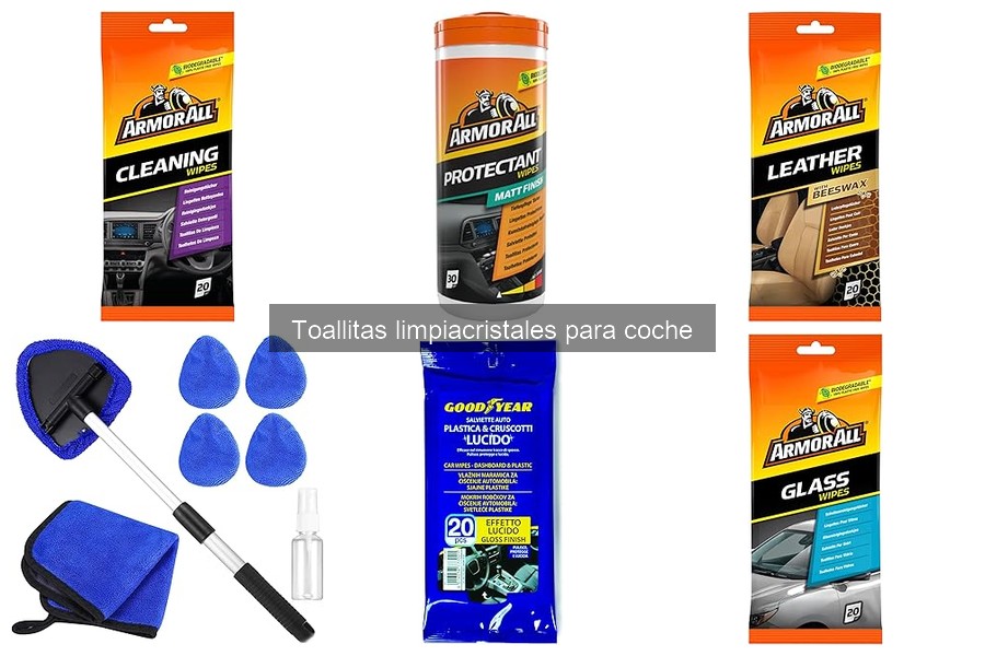 Ventajas y desventajas de las toallitas limpiacristales para coche