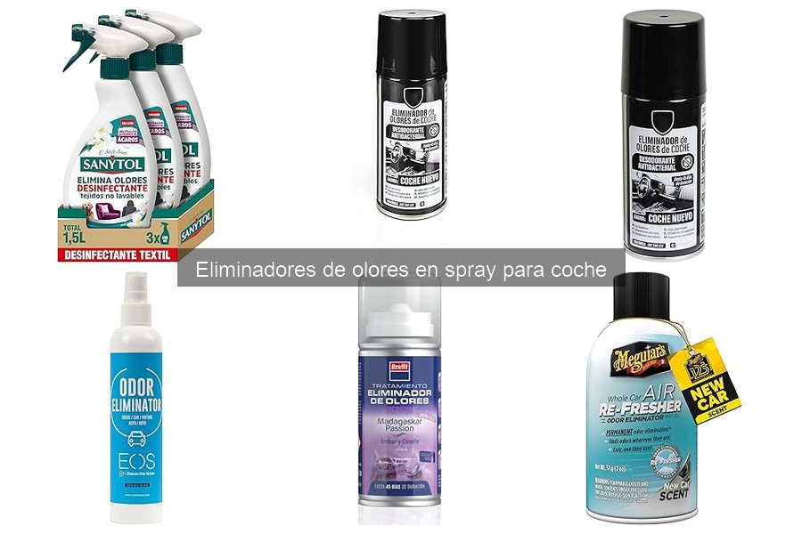 Ventajas y desventajas de los eliminadores de olores en spray para coche