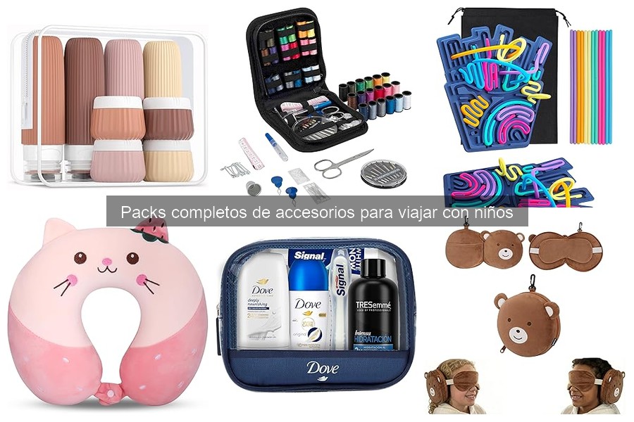 Ventajas y desventajas de los packs de accesorios para viajar con niños