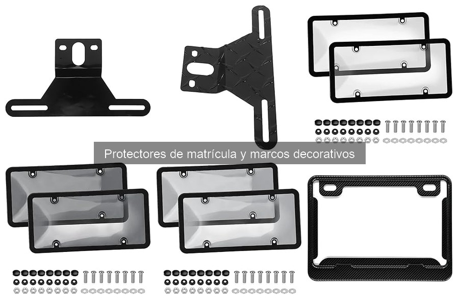 Ventajas y desventajas de marcos decorativos para matrículas