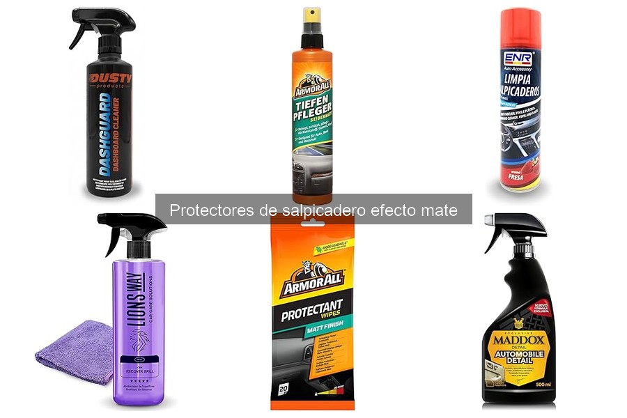 Ventajas y desventajas de protectores de salpicadero mate