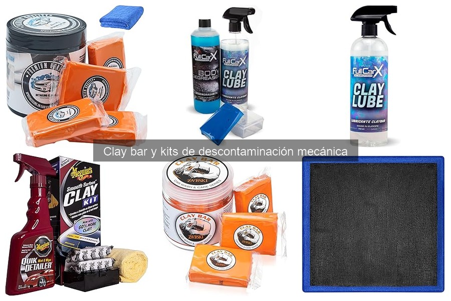Ventajas y desventajas de usar clay bar en limpieza de coches